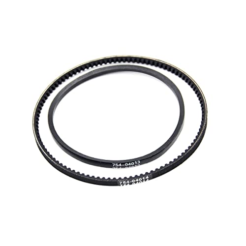 Bopurtotly 754-04014 954-04013 Snow Blower Belt Replcaement for MTD Troy Bilt 2007 and After Series Two-Stage Snow Thrower