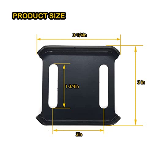 Set of 2 Snow Blower Skid Shoe Kit 1740718HMA, 1740718AYP, 780061MA for Murray Craftsman Two Stage Snow Throwers Replacement Part