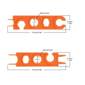 Geosiry 2 Pair Solar Connector Tool, Solar Panel Connector Assembly Tool for Solar Connectors, Solar Cables (2 Pairs Wrenches)