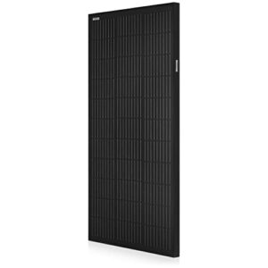 Spartan Power 100 Watt Solar Panel 9 Bus Bar Black Mono Great for RV, Trailer, Camper, Boat, Cabin, Farm, SP-100W