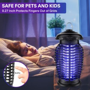 Bug Zapper - Mosquito Trap - Gnat Killer Insect Fly Zappers,Electronic Insect Killer for Home Backyard Patio