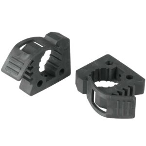 END OF ROAD Original Quick Fist Clamp for mounting tools & equipment 1" - 2-1/4" diameter (Pack of 2) - 0010 & Kolpin 21570 Black 1.5" Rhino Grip, 2 Pack