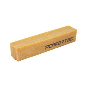 powertec 71002v abrasive cleaning stick for sanding belts & discs | natural rubber eraser - woodworking shop tools for sanding perfection
