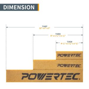 POWERTEC 71002V Abrasive Cleaning Stick for Sanding Belts & Discs | Natural Rubber Eraser - Woodworking Shop Tools for Sanding Perfection