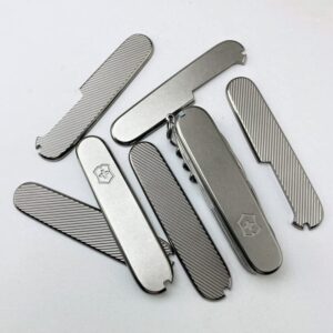 creationspace 91mm swiss army knife titanium alloy patch change handle diy knife 91mm swiss army knife ( size : flat pattern ) onecolor