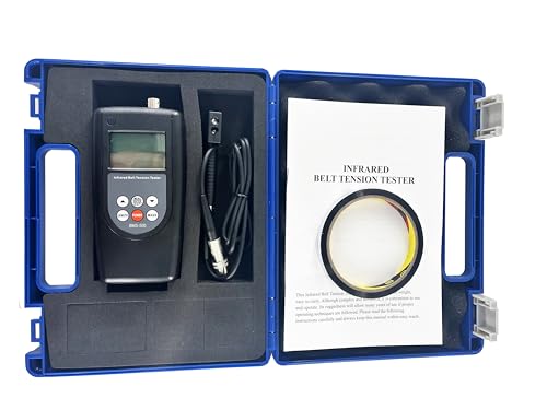 CNYST Infrared Belt Tension Meter Tester Gauge Belt Tensiometer with Laser Sensor Measurement Range 10Hz~500Hz Measure Belt Tension in Motors and Other Machinery