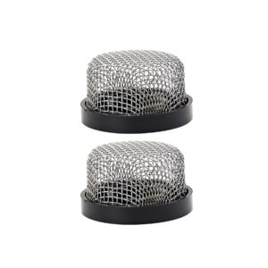 yeshinda 2 pack of stainless steel mesh strainer 3/4"- 14, aerator screen strainer stainless compatible for livewell pump and baitwell