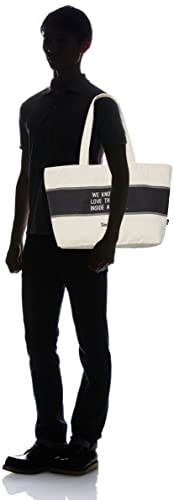 Umbro 70091 Men's Tote Bag, Canvas, A4, Ivory