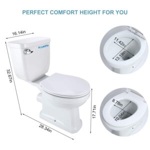 Macerating Toilet, Upflush Toilet For Basement Toilet System, 700w Maerator Pump with 4 Water Inltes, with Toilet Bowl, Water Tank, Toilet Seat, Extension Pipe