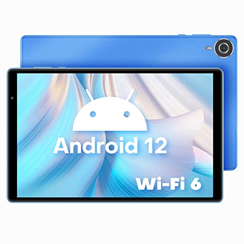 TECLAST Tablet 10 inch Android 12 Tablets, P25T 64GB ROM 1TB Expand Tablets, Android 12 3GB RAM Wi-Fi 6 Tablet PC, Tableta with 1.8Ghz 4-core CPU, 2.4g+5g WiFi, 10.1'' IPS Screen,Dual Cameras, Stereo