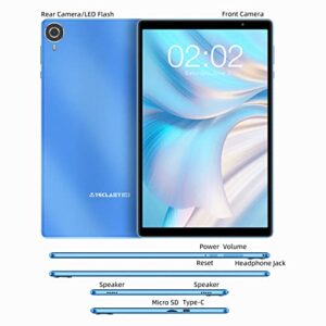 TECLAST Tablet 10 inch Android 12 Tablets, P25T 64GB ROM 1TB Expand Tablets, Android 12 3GB RAM Wi-Fi 6 Tablet PC, Tableta with 1.8Ghz 4-core CPU, 2.4g+5g WiFi, 10.1'' IPS Screen,Dual Cameras, Stereo