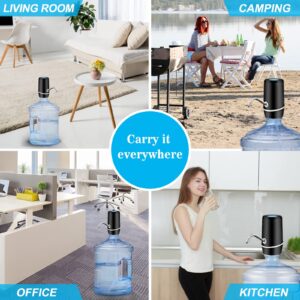 5 Gallon Water Dispenser, Electric Drinking Water Pump Automatic Portable Water Jug Pump for 5 Gallon Bottle