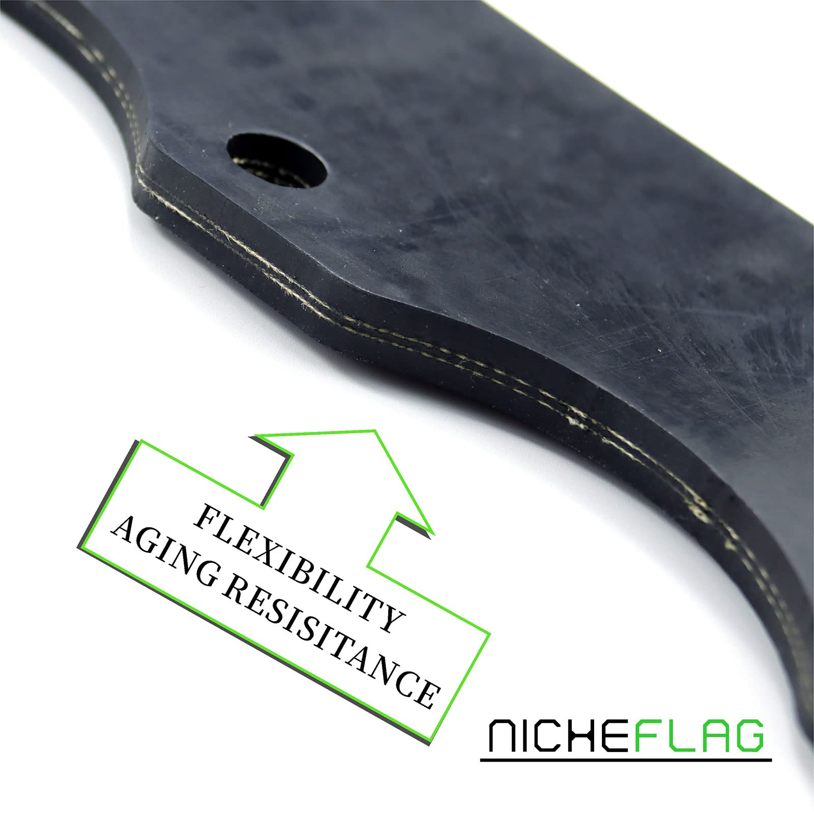 NICHEFLAG 99-9313 Snowblower Paddles with 133-5585 Scraper 108-4921 Belt Replaces 55-9250, 55-9251, 88-0771, 125-1128 for Toro Power 210R, 221E, 221R, 421QE, 421QR, 621, 621R, CCR6053 Snowthrowers