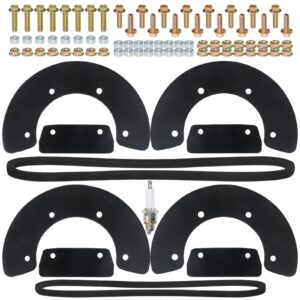 nicheflag hs35 paddles with 22431-727-013 belt 23161-952-771 belt replace honda hs35 paddles, honda hs35 snowblower paddles, 1003375, 1003391, 72521-730-003 72552-730-003 for honda hs35a snow throwers