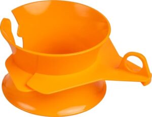 jonard tools cpf-215 cable funnel drop ceiling protector, orange
