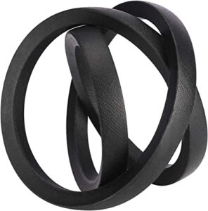 tormurbutl 07200514 v- drive belt set replacement for ariens 07213000, 07219200 snow blower deluxe 24 28 30 (1/2" x 39")