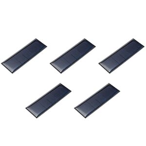 dmiotech 5 pack 5.5v 60ma 90mm x 30mm mini solar panel cell for diy electric power project