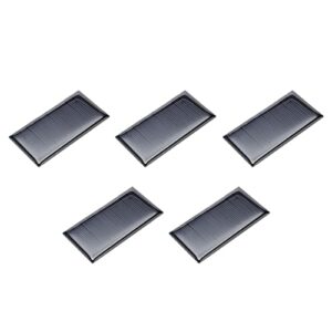 dmiotech 5 pack 5v 60ma 68mm x 37mm mini solar panel cell for diy electric power project