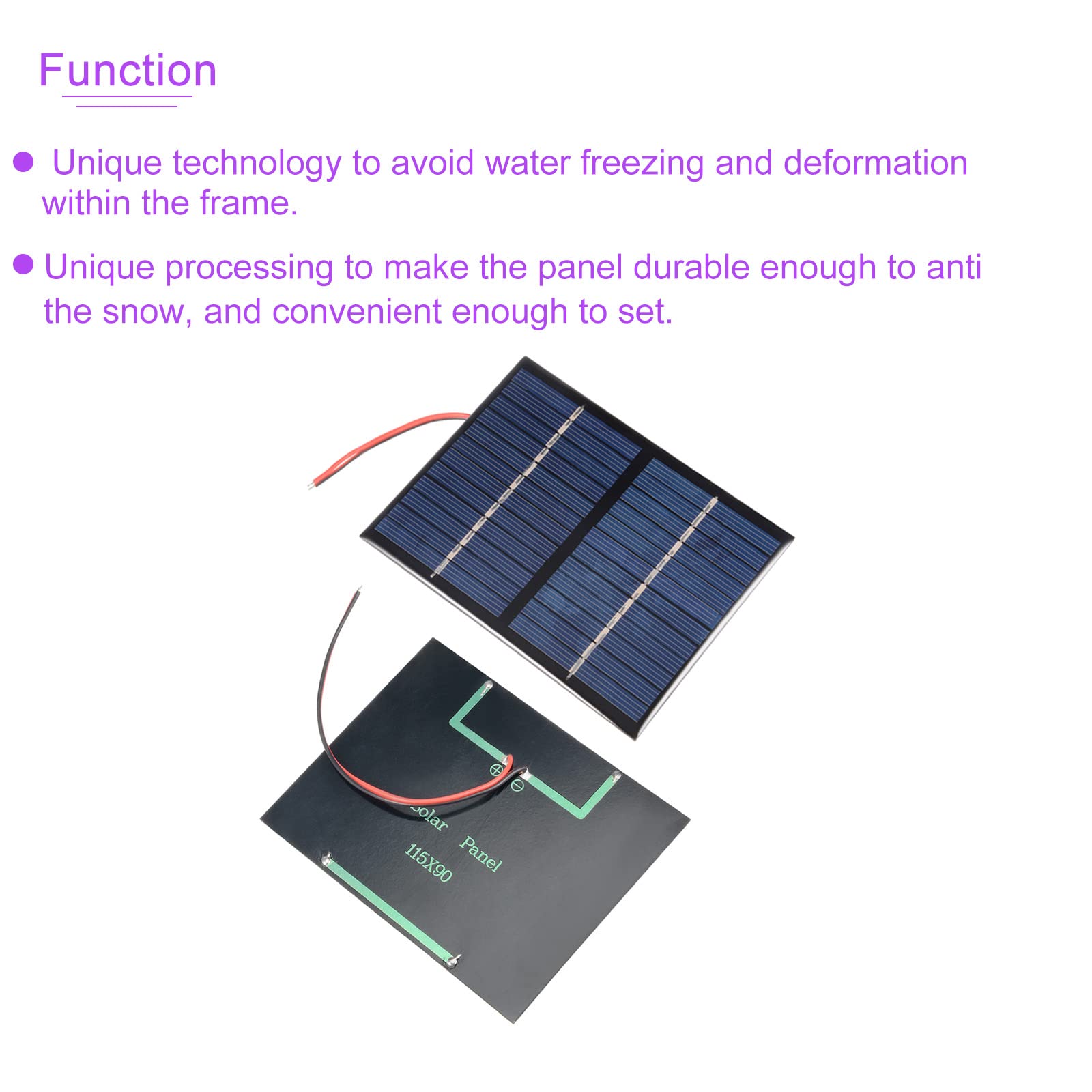 DMiotech 12V 1.5W 115mm x 90mm Mini Solar Panel Cell for DIY Electric Power Project