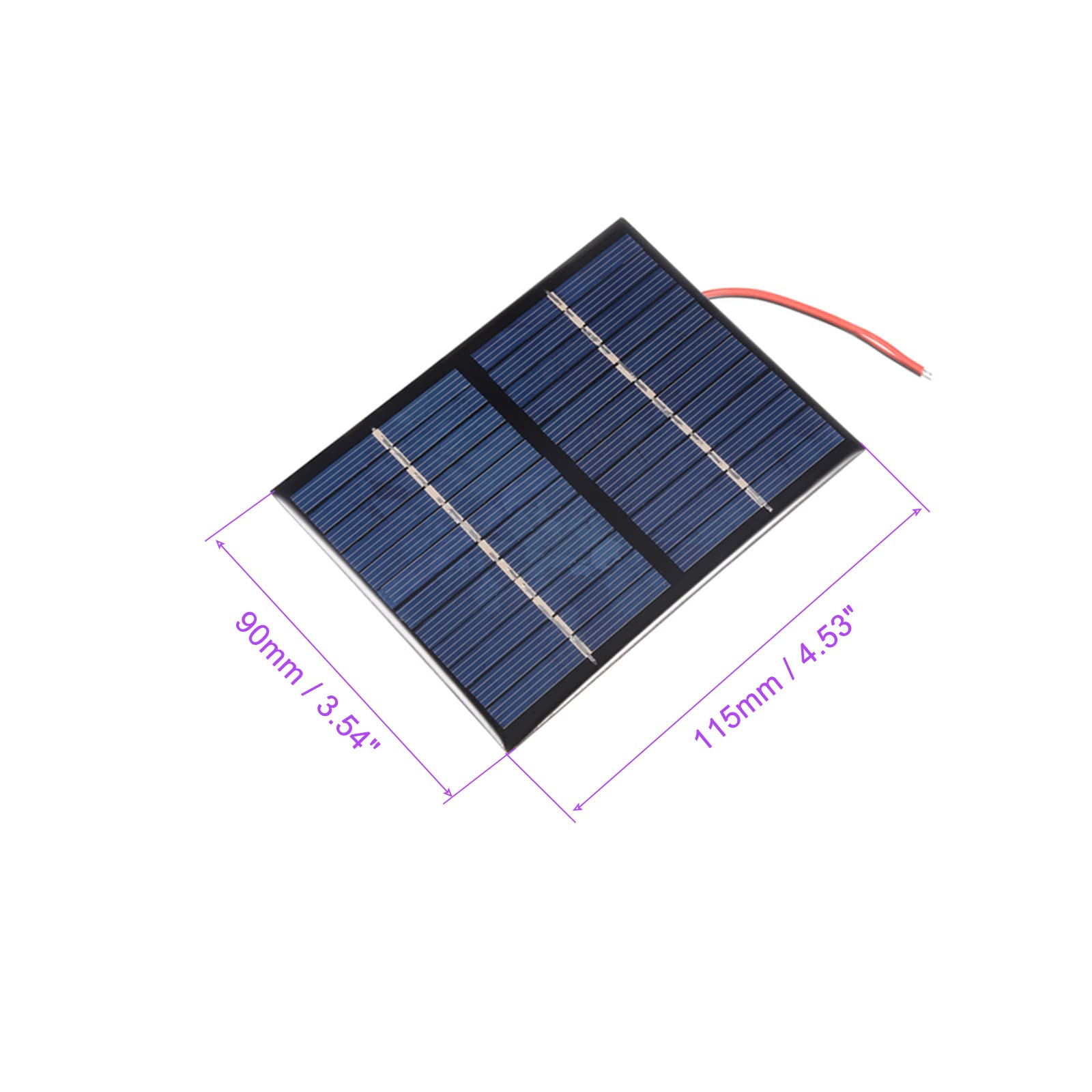 DMiotech 12V 1.5W 115mm x 90mm Mini Solar Panel Cell for DIY Electric Power Project