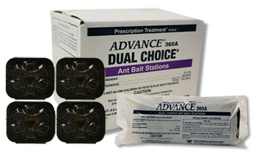 BASF Advance 360A Dual Choice Ant Bait Stations-4 Pk, Clear (10340-1)