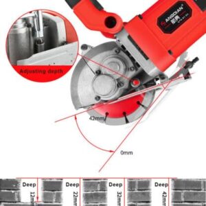 220V Wall Groove Cutting Machine Wall Chaser Slotting Machine Concrete Saw 1800W