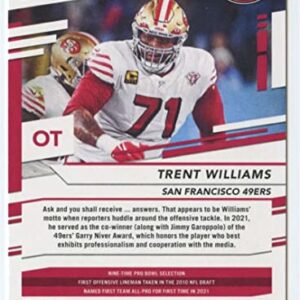 2022 Panini Prestige #269 Trent Williams NM-MT San Francisco 49ers Football