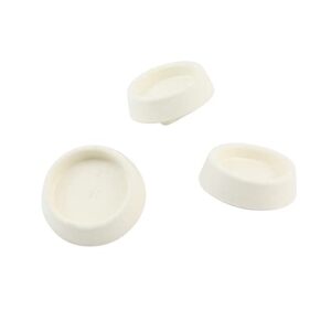 T Tulead 3PCS White Bath Plugs Rubber Drain Plugs Kitchen Drain Stopper Launry Sink Stopper Plug 1-3/8", 1-1/2", 1-5/8"