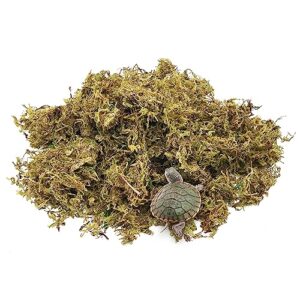 kathson sphagnum moss for reptiles, 10.5 oz natural dried moss, reptiles peat moss, natural sphagnum moss, frog moss for leopard, long fibered dried moss for tortoise/bearded dragon/snake/lizard