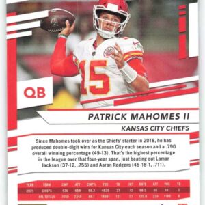 2022 Panini Prestige #141 Patrick Mahomes II NM-MT Kansas City Chiefs Football