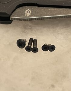 black stainless screws for gerber fastball knife pivot handle pocket clip 5pcs