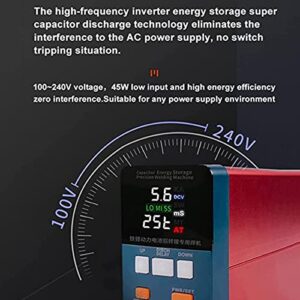 CHUNTIANMEI 801D Battery Welding Machine, Pulse Spot Welder, 12 KW Soldering Station Portable Pulse Welding Machine, for Battery Pack 18650 14500 Lithium Batteries