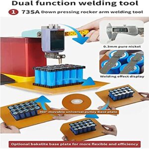 CHUNTIANMEI Portable Mini Battery Spot Welder, Battery Spot Welder Kit,100~240V Battery Spot Welder, Portable Pulse Welding Machine, for Battery Pack 18650 14500 Lithium Batteries