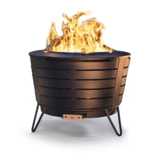 TIKI Brand Smokeless 24.75 in. Patio Fire Pit + TIKI Brand Fire Starter (20 Packs)