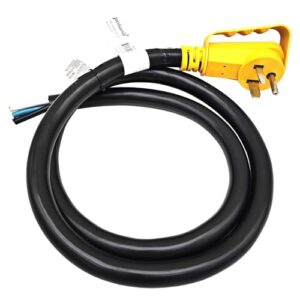parkworld nema 6-50 plug lighted with handle power cord set with stw 6awg cable (6ft)