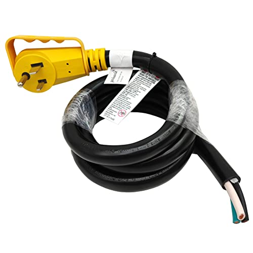 Parkworld NEMA 6-50 Plug Lighted with Handle Power Cord Set with STW 6AWG Cable (6FT)