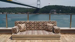 gray arabic floor sofa set, moroccan home decor couches, arabic majlis, turkish floor cushion, ethnic sofa, tradional design arabic sofa