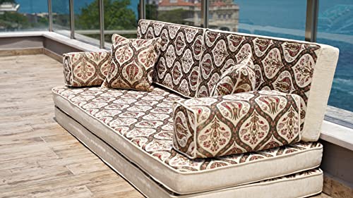 Gray Arabic Floor Sofa Set, Moroccan Home Decor Couches, Arabic Majlis, Turkish Floor Cushion, Ethnic Sofa, Tradional Design Arabic Sofa