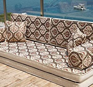 Gray Arabic Floor Sofa Set, Moroccan Home Decor Couches, Arabic Majlis, Turkish Floor Cushion, Ethnic Sofa, Tradional Design Arabic Sofa