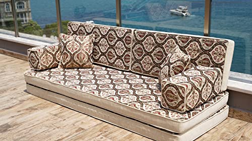 Gray Arabic Floor Sofa Set, Moroccan Home Decor Couches, Arabic Majlis, Turkish Floor Cushion, Ethnic Sofa, Tradional Design Arabic Sofa