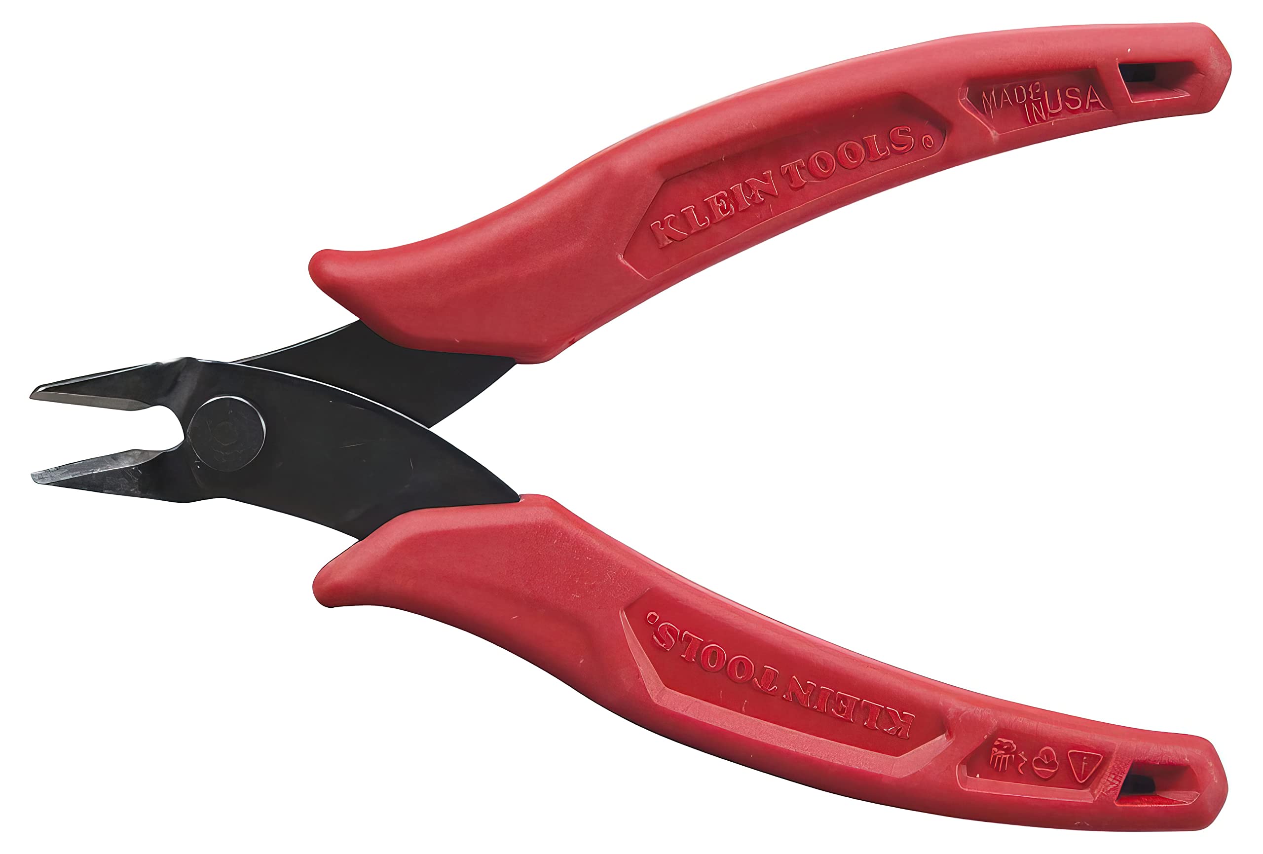 Klein Tools Diagonal Cutting Pliers (8-Inch) and Flush Cutters (5-Inch) Pliers Set