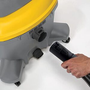 Koblenz Contractor Wet/Dry Vac, 12 Gallon 6.0HP, 35 Ft Grounded Elec Cord, Gray+Yellow (WD-12 C4)