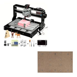 genmitsu cnc 3018-pro router kit and 3018 mdf spoilboard