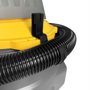 Koblenz Contractor Wet/Dry Vac, 9 Gallon 5.5HP Locking 1 7/8 in x 7 Ft EVA Hose, Gray+Yellow (WD-9 C212)