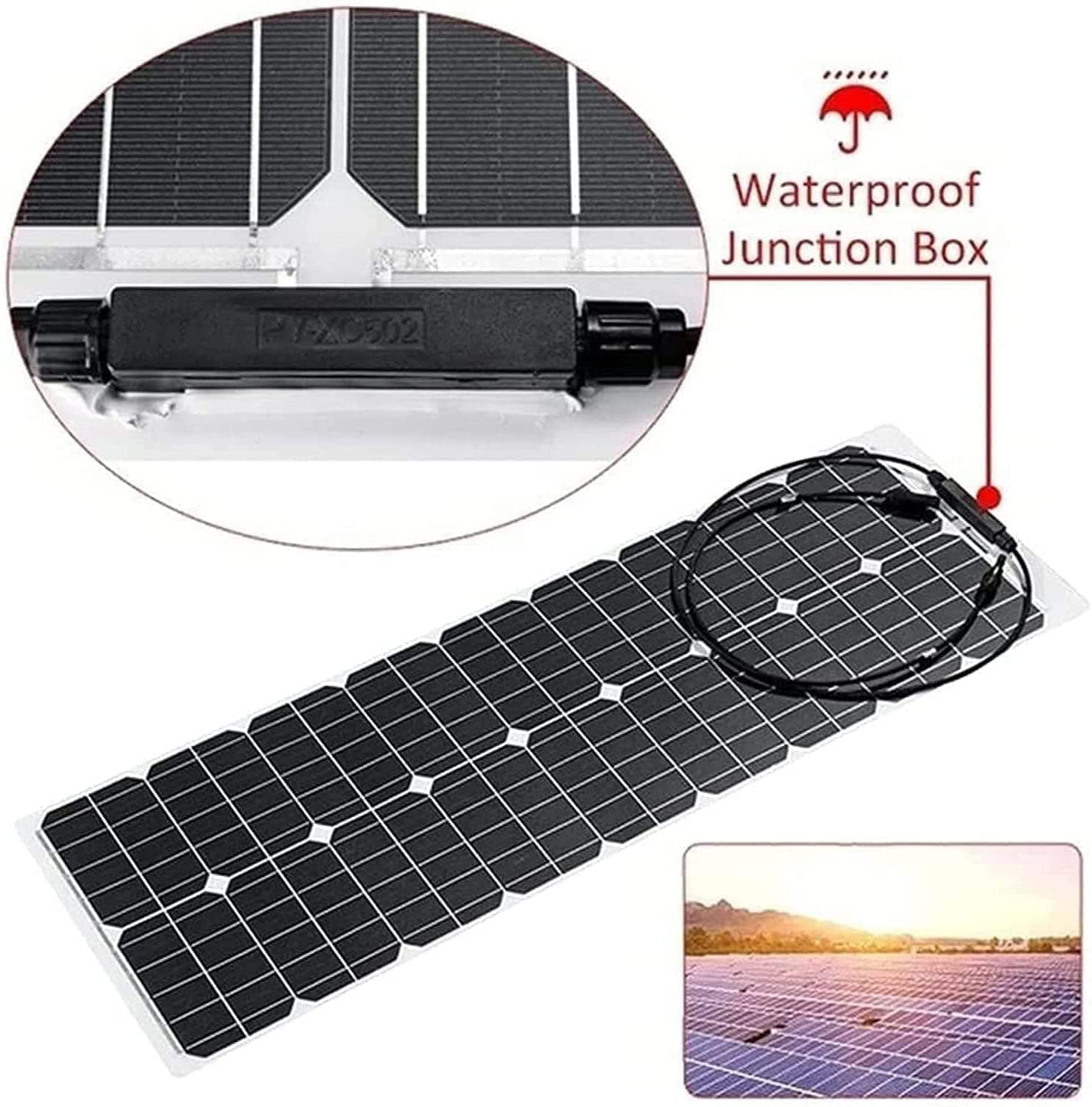 400 Watt Solar Panel Kit, with Charge Controller(40A) 2pcs 200 Watt Flexible Monocrystalline Solar Panel kit Photovoltaic Module for 12-24V Battery Charging Car Battery Camper RV Yacht Battery Boat…