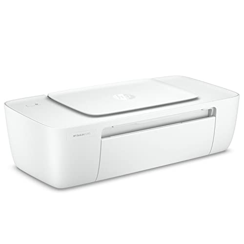 HP Deskjet 1255 Compact Wired Single-Function Color Inkjet Printer for Home Office, White - Print Only, USB Connectivity, Manual 2-Sided Printing, 4800 x 1200 dpi, 8.5" x 14", Cbmou External Webcam