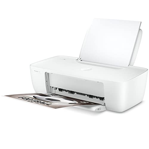 HP Deskjet 1255 Compact Wired Single-Function Color Inkjet Printer for Home Office, White - Print Only, USB Connectivity, Manual 2-Sided Printing, 4800 x 1200 dpi, 8.5" x 14", Cbmou External Webcam