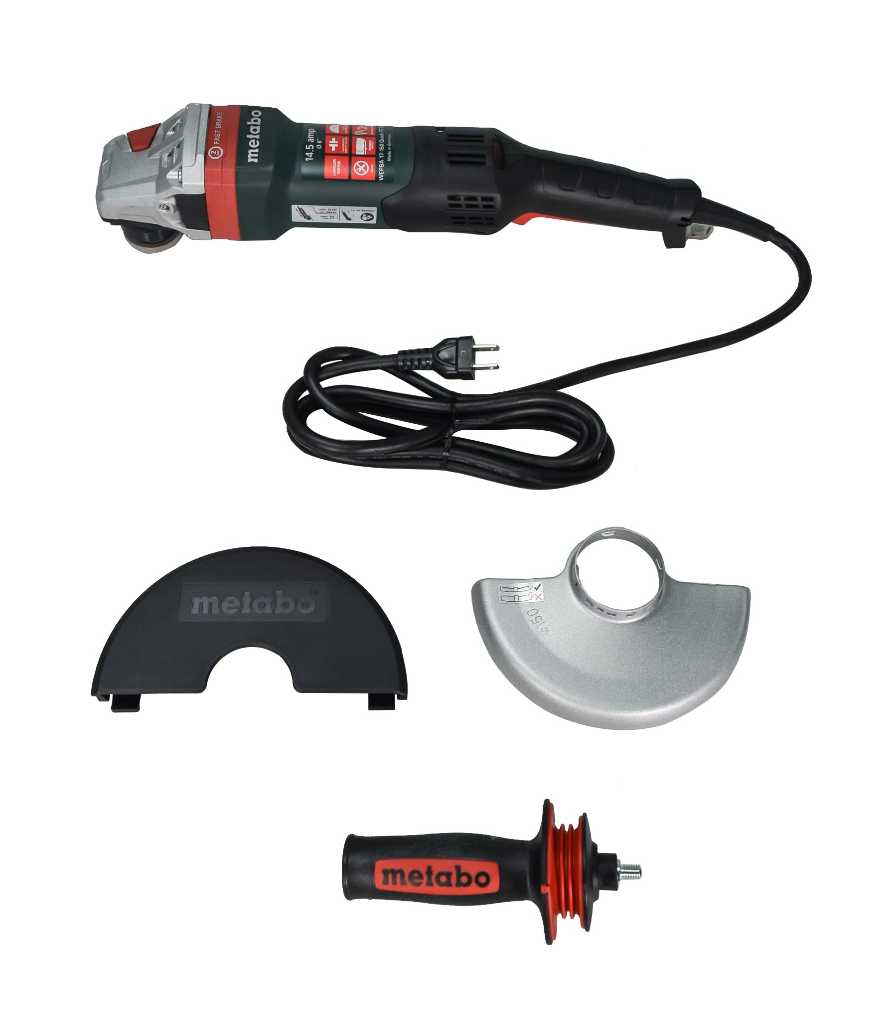 Metabo 600606420 WEPBA 17-150 Quick RT DS 6" Corded Angle Grinder