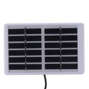 1.2W 6V Mini Solar Panel, USB Solar Panel Charger with Micro USB Port Polycrystalline Silicon Solar Charging Board