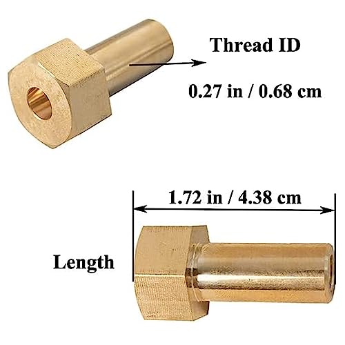 Zeiboat 53108900 Spring Barrel Nut Assembly, Compatible with P Pool/Spa Cartridge and FNS Plus Swimming Pool and D.E.Filter, 1.72'' Length